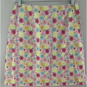 Adorable Lilly Pulitzer lined floral skirt